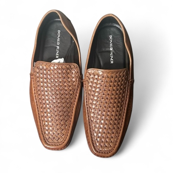 🐞Donald J. Pliner Men's Brown Loafers 👞 size 9